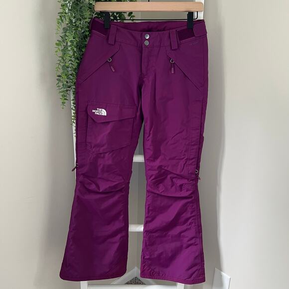 The North Face Snow Pants Snow Board Ski Winter Hyvent magenta purple Women’s XS - Picture 1 of 16
